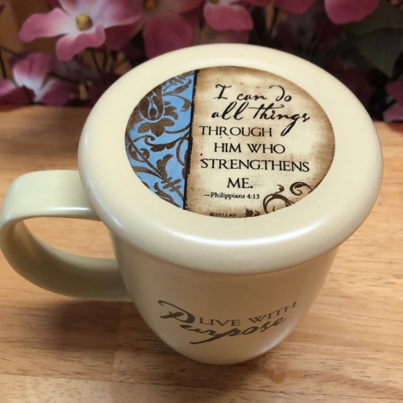 “I Can Do All Things”… Philippians 4:13 Ceramic Mug & Lid - Picture 3 of 4